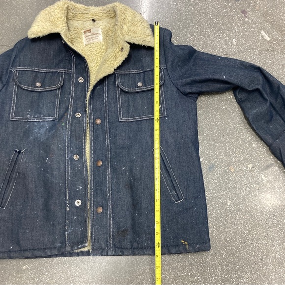 Montgomery Ward Denim Wool Jacket - Picture 6 of 11